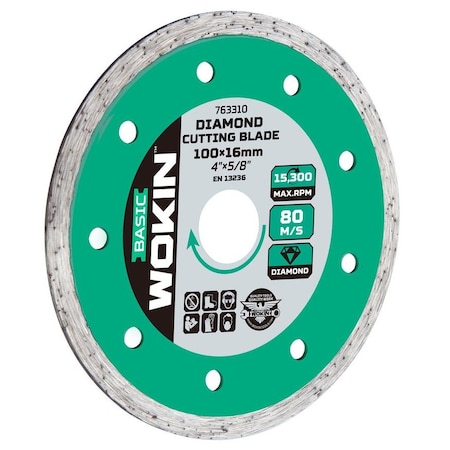 Wokin 4 Inch Wet Diamond Disc 763310